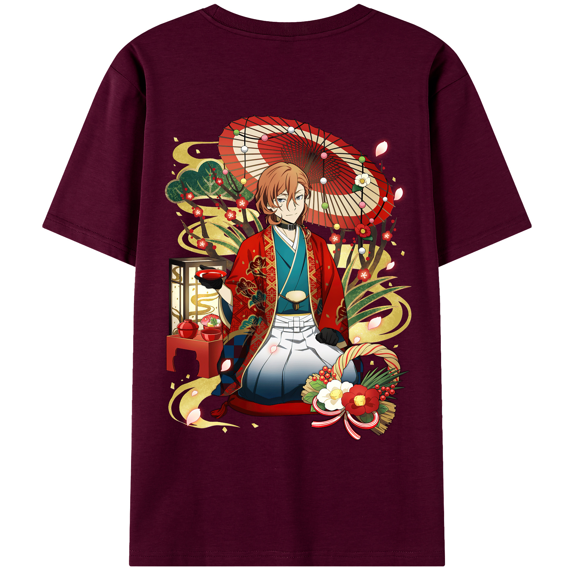 （画像用） 文豪ストレイドッグス Bungo Stray Dogs レディース半袖Tシャツ(バックプリント)